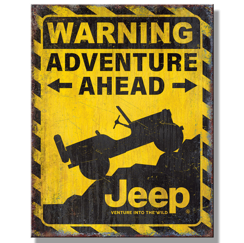 Desperate Enterprises, Jeep Adventure Ahead Sign