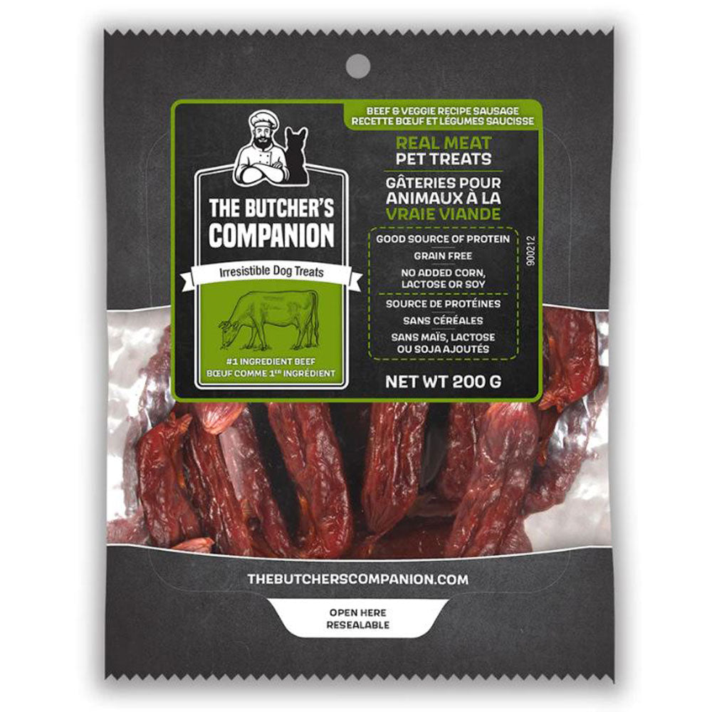 Butcher's Companion, Beef & Veggie Sausage Bites