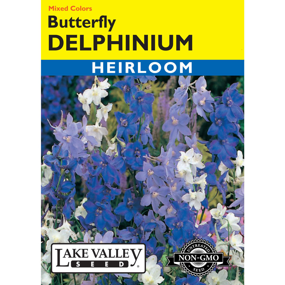 Lake Valley, Delphinium Butterfly, Mixed Colors