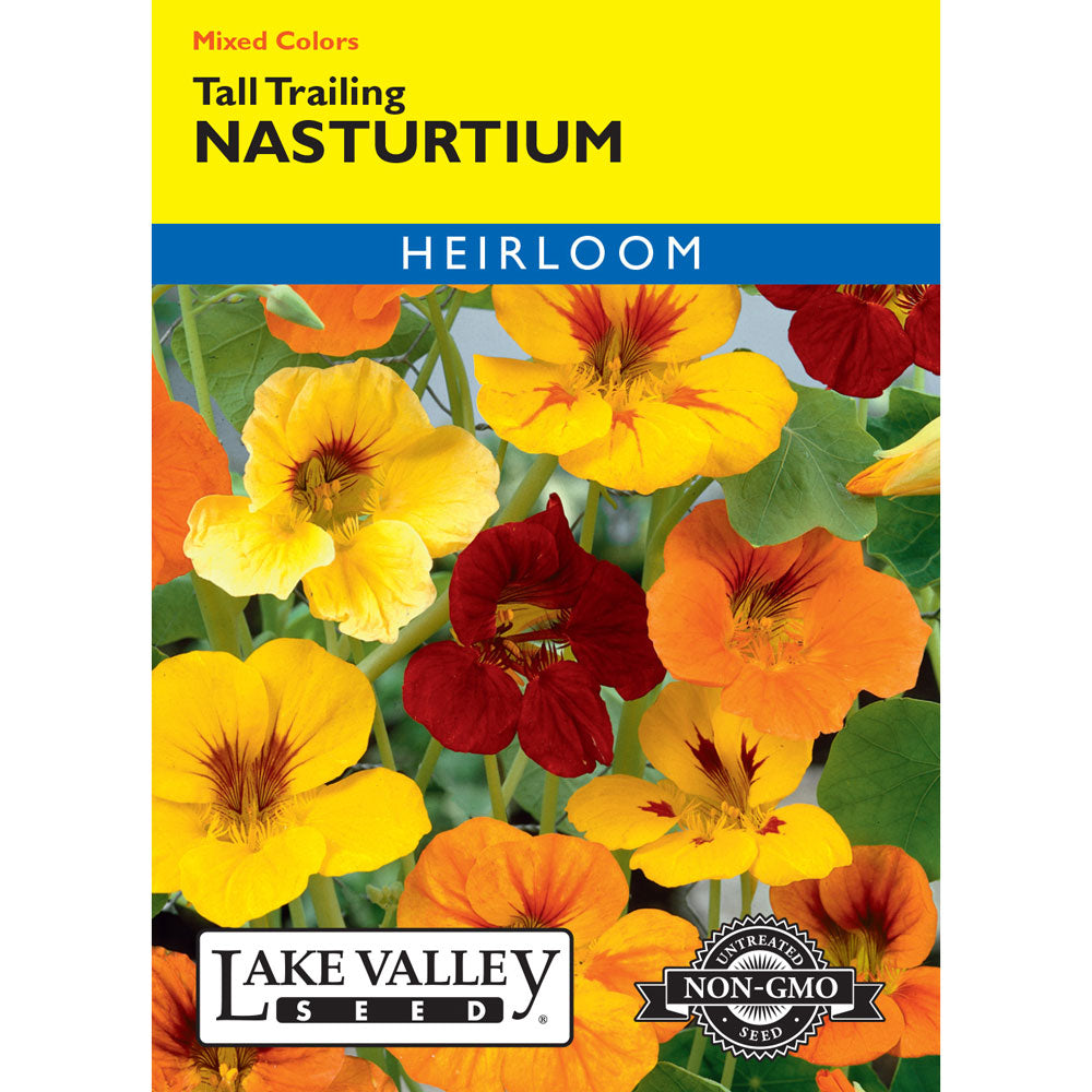 Lake Valley, Nasturtium Tall Trailing, Mixed Color