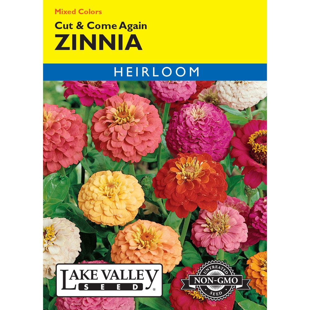 Lake Valley, Zinnia Cut & Come Again, Mixed Colors