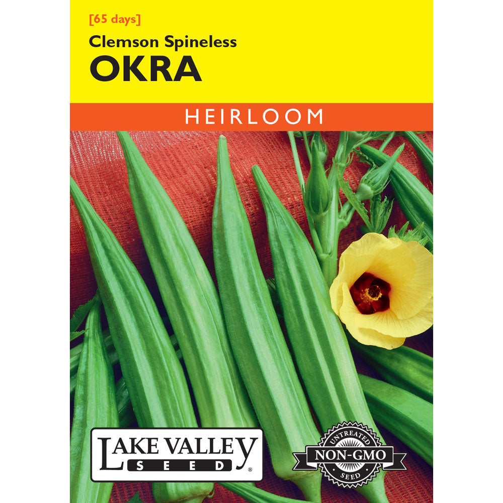 Lake Valley, Okra, Clemson Spineless