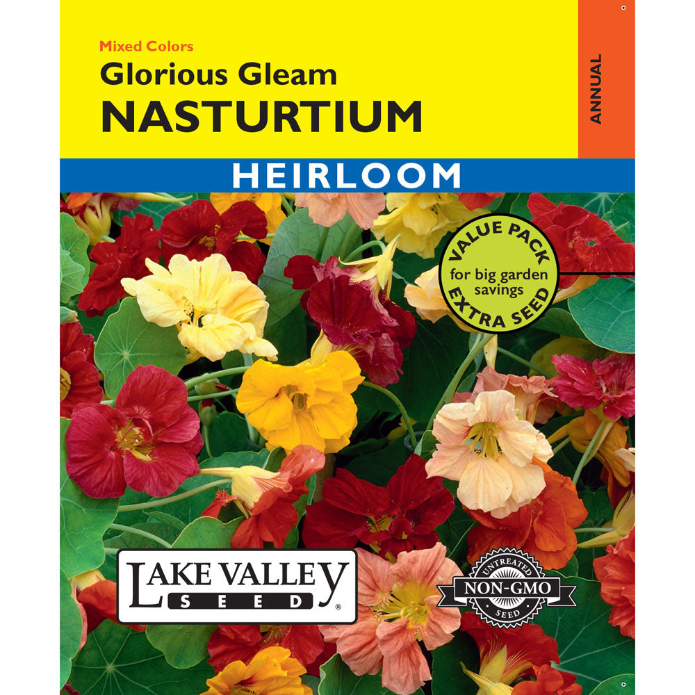 Lake Valley, Nasturtium, Glorious Gleam, Mixed Colors