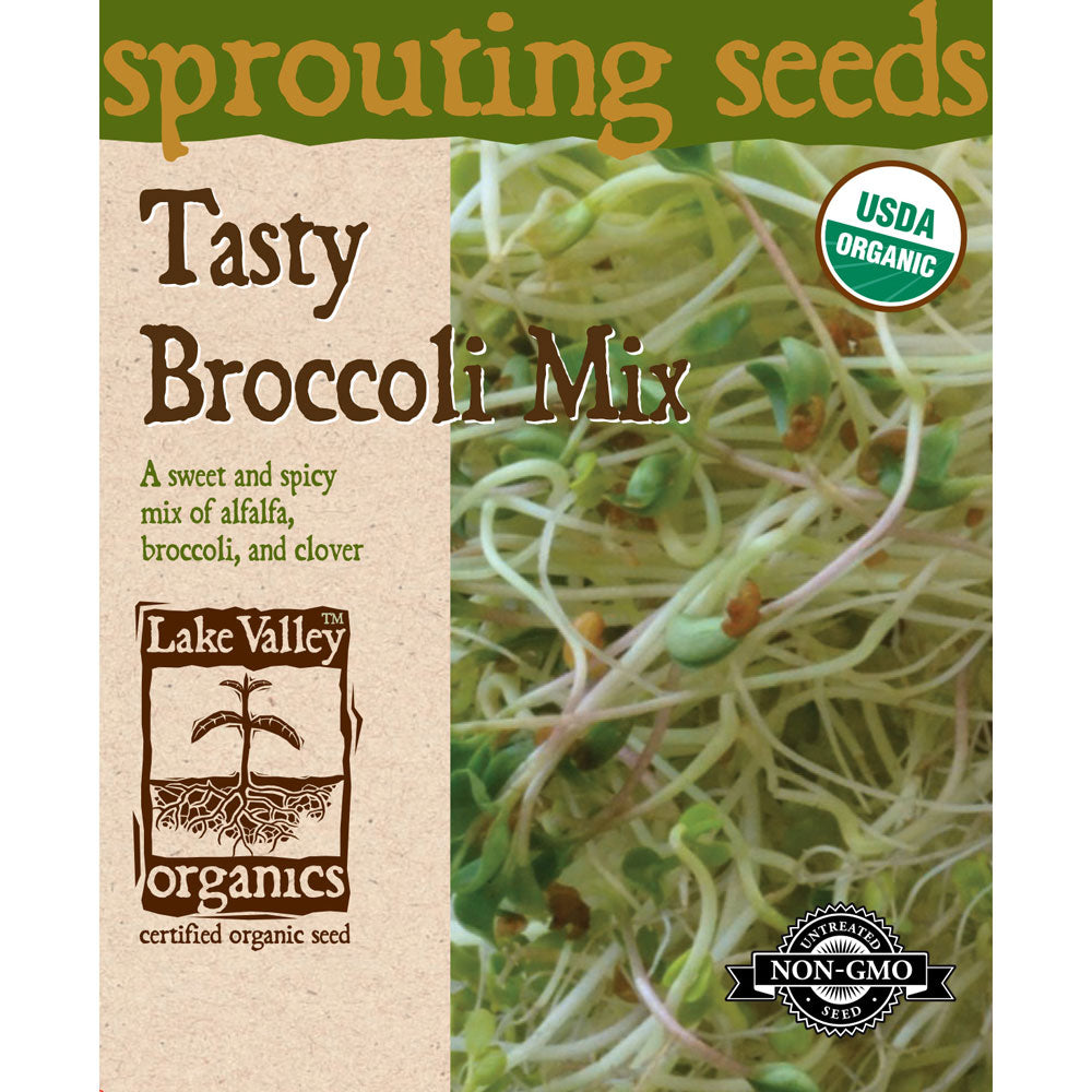 Lake Valley, Tasty Broccoli Mix (Alfalfa, Broccoli, Clover)