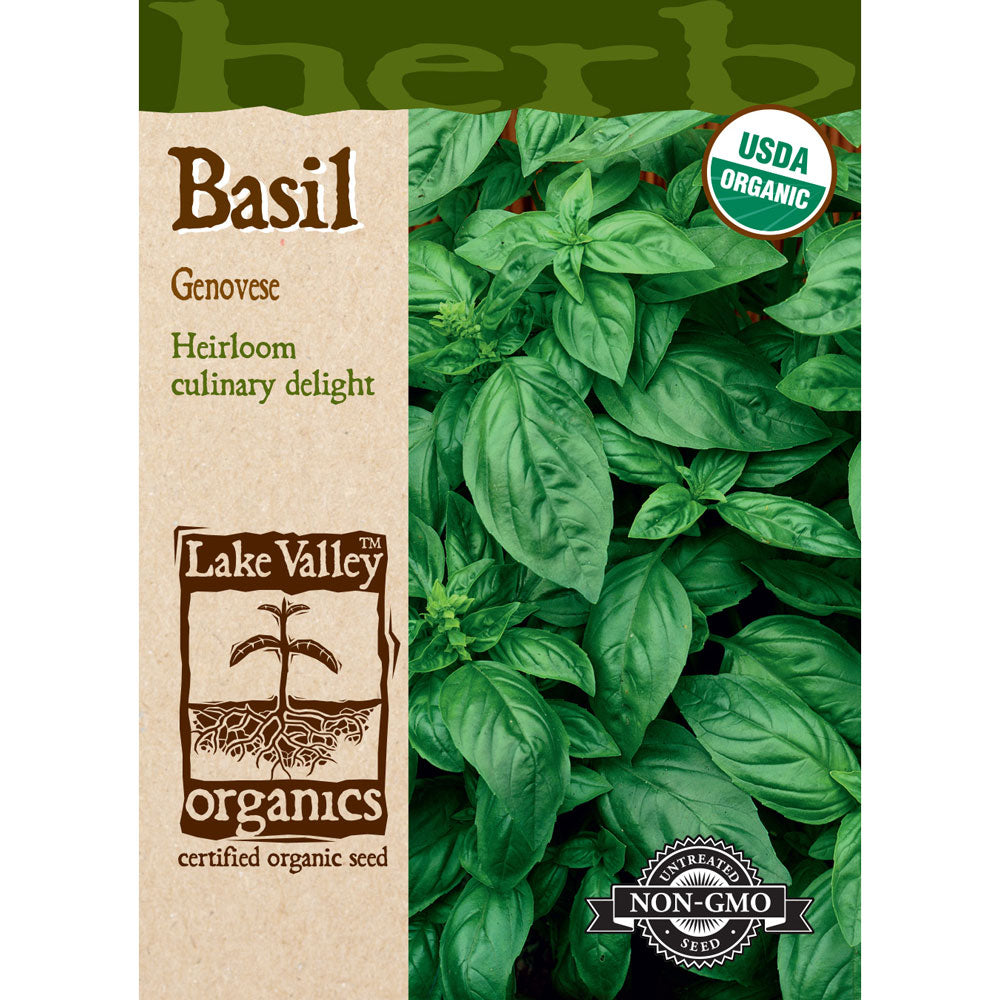 Lake Valley, Basil, Genovese Organic