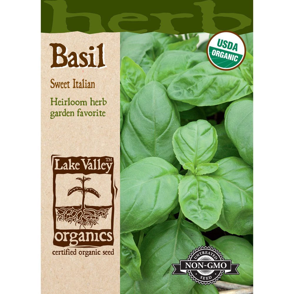 Lake Valley, Basil, Sweet Italian Organic