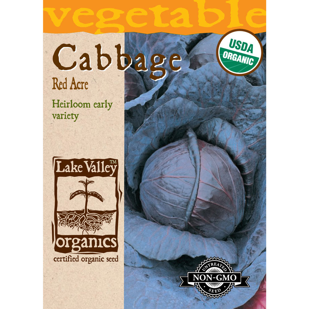 Lake Valley, Cabbage Red Acre Organic