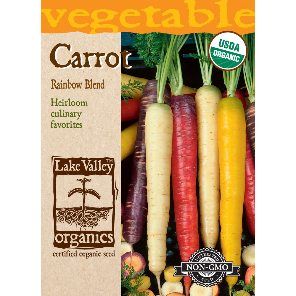 Lake Valley, Carrot, Rainbow Blend Organic
