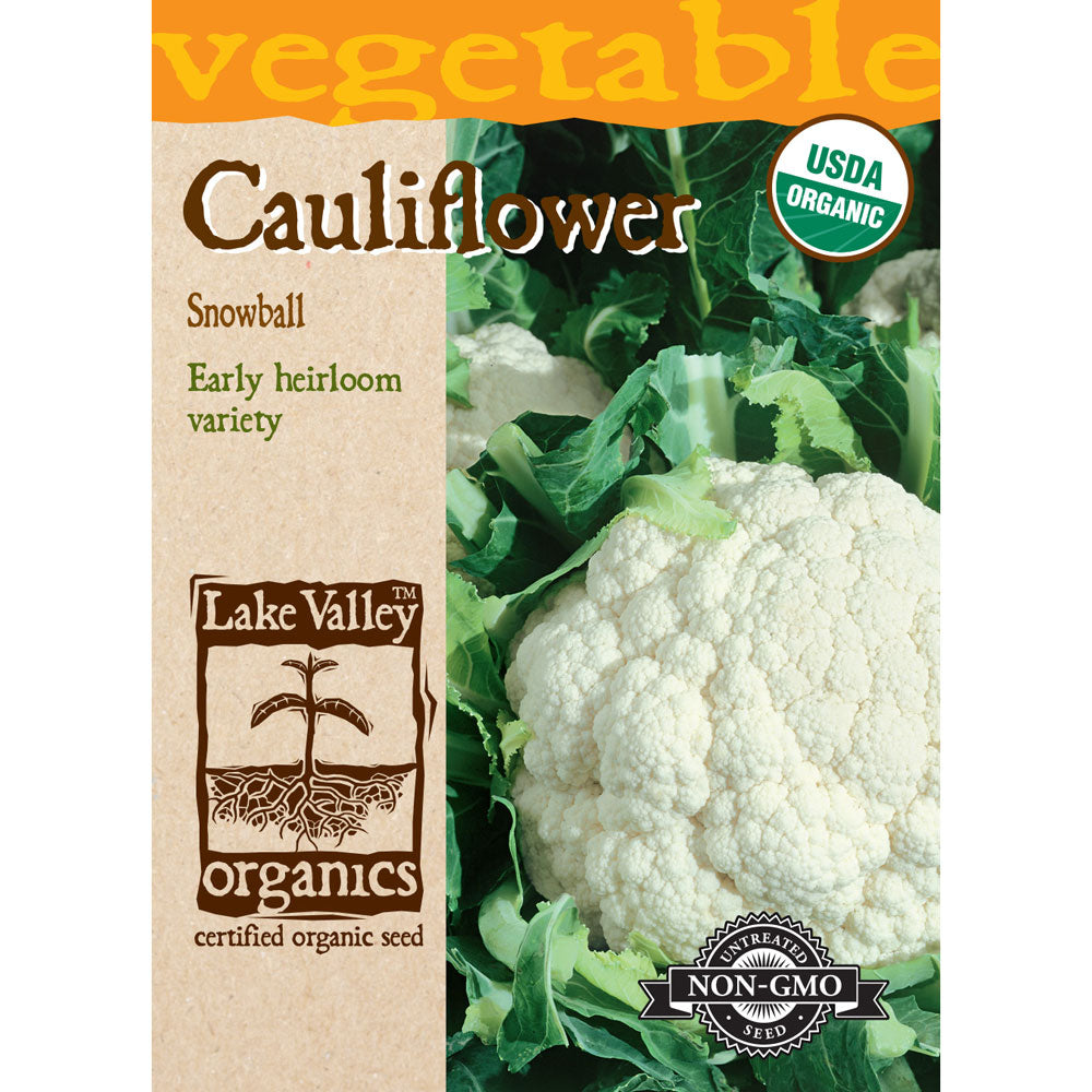 Lake Valley, Cauliflower, Early Snowball Organic