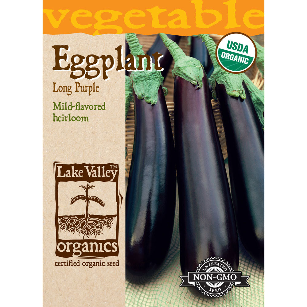 Lake Valley, Eggplant, Long Purple Organic