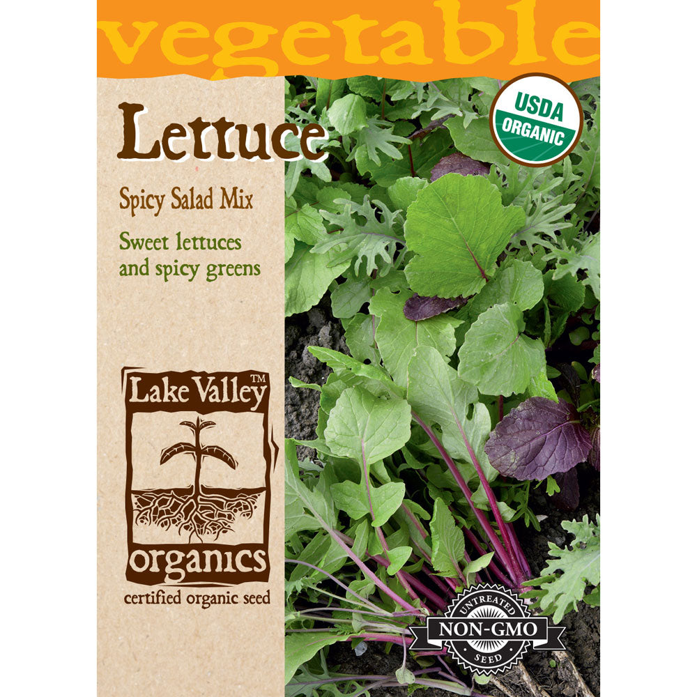 Lake Valley, Lettuce, Spicy Salad Mix Organic