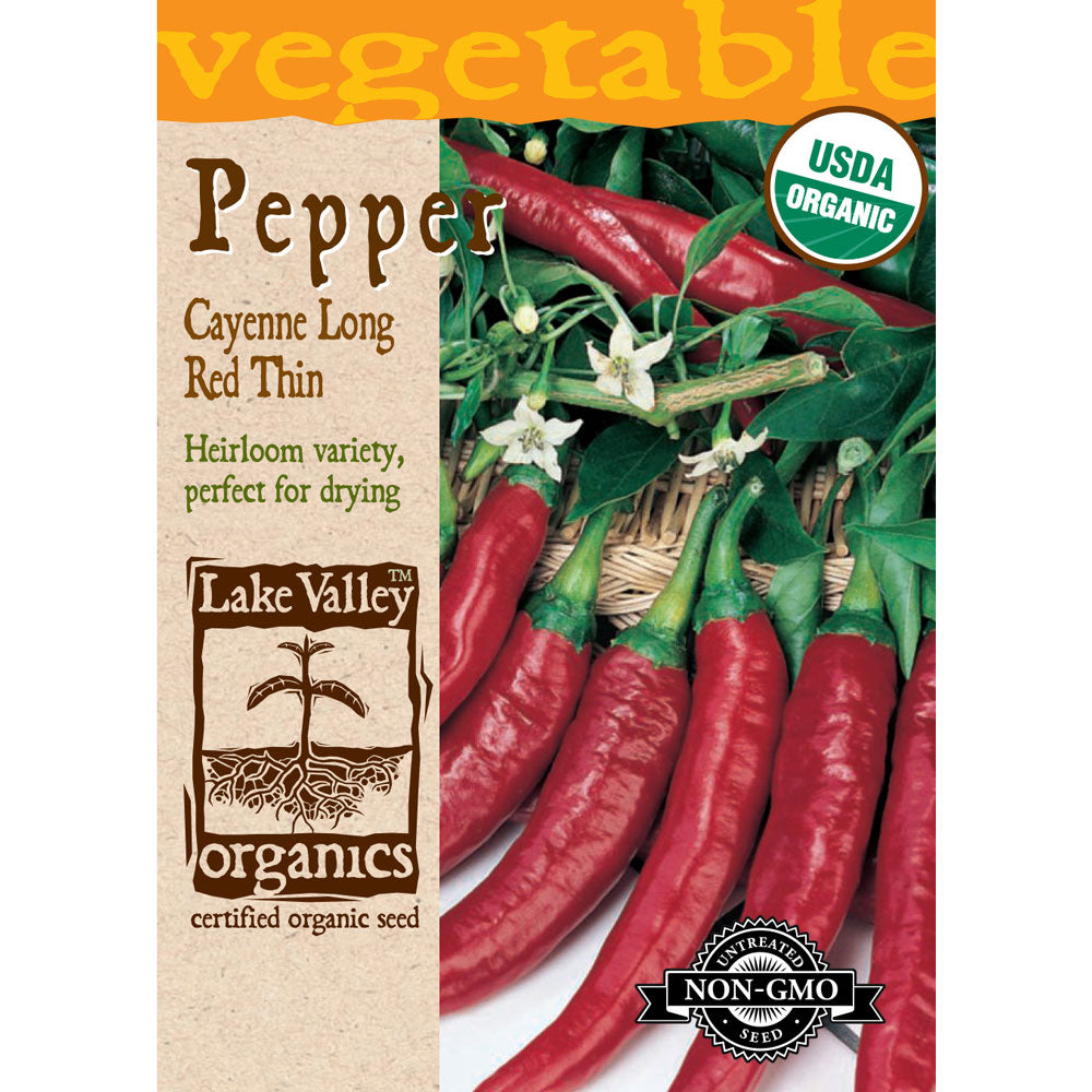 Lake Valley, Pepper, Hot Cayenne Long Red Thin