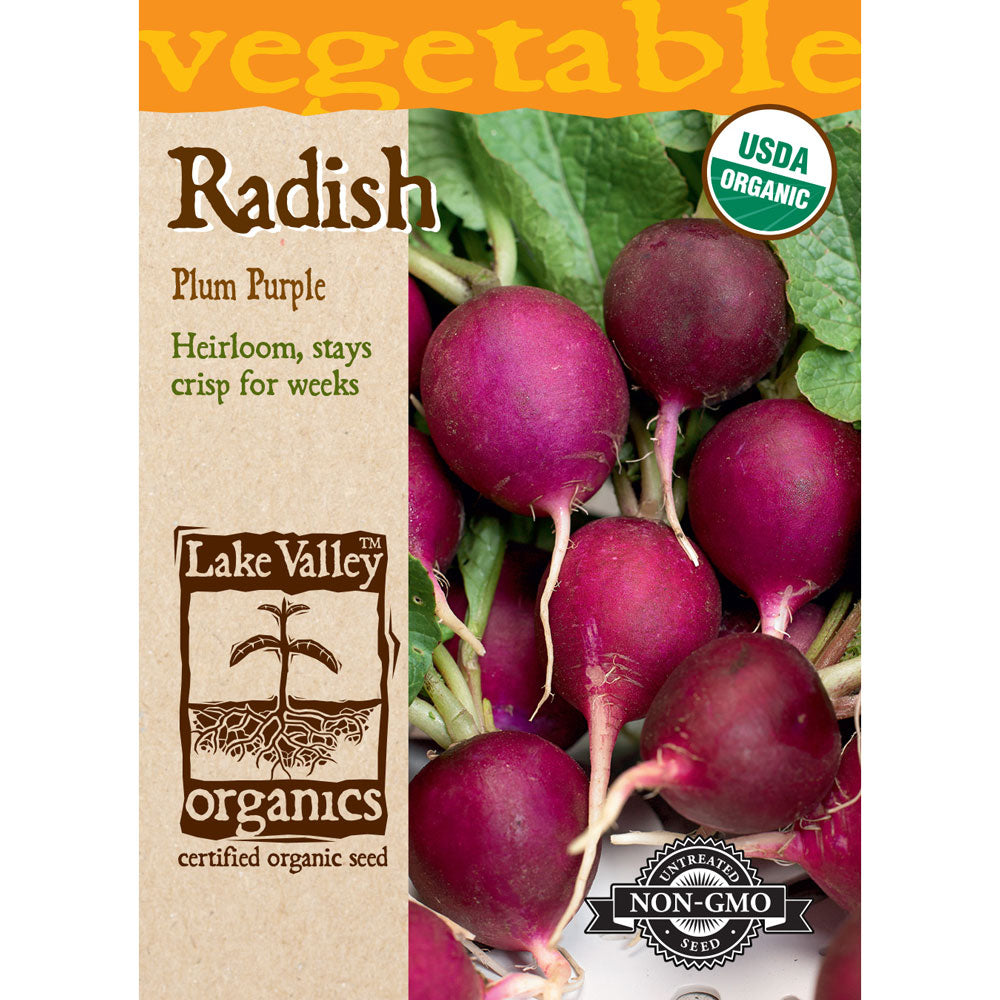 Lake Valley, Radish, Plum Purple Organic