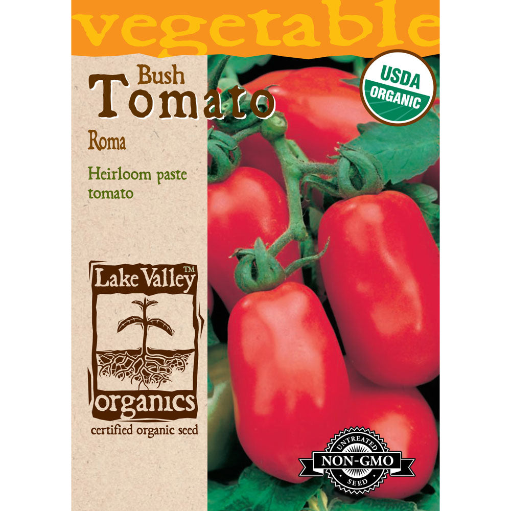 Lake Valley, Tomato, (Bush) Roma Organic