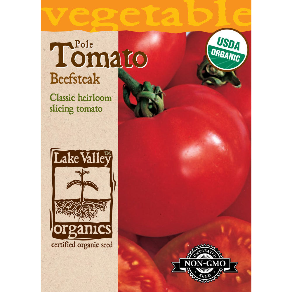 Lake Valley, Tomato, (Pole) Beefsteak Organic