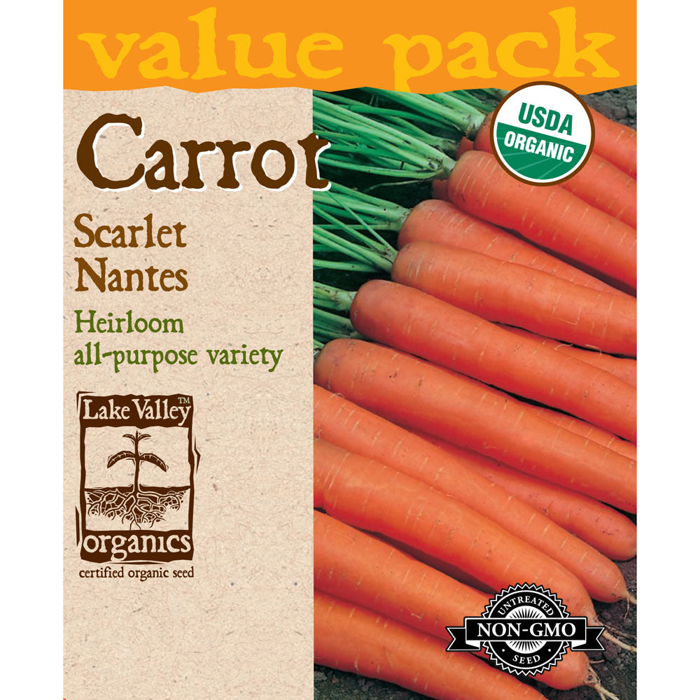 Lake Valley, Carrot, Scarlet Nantes Organic