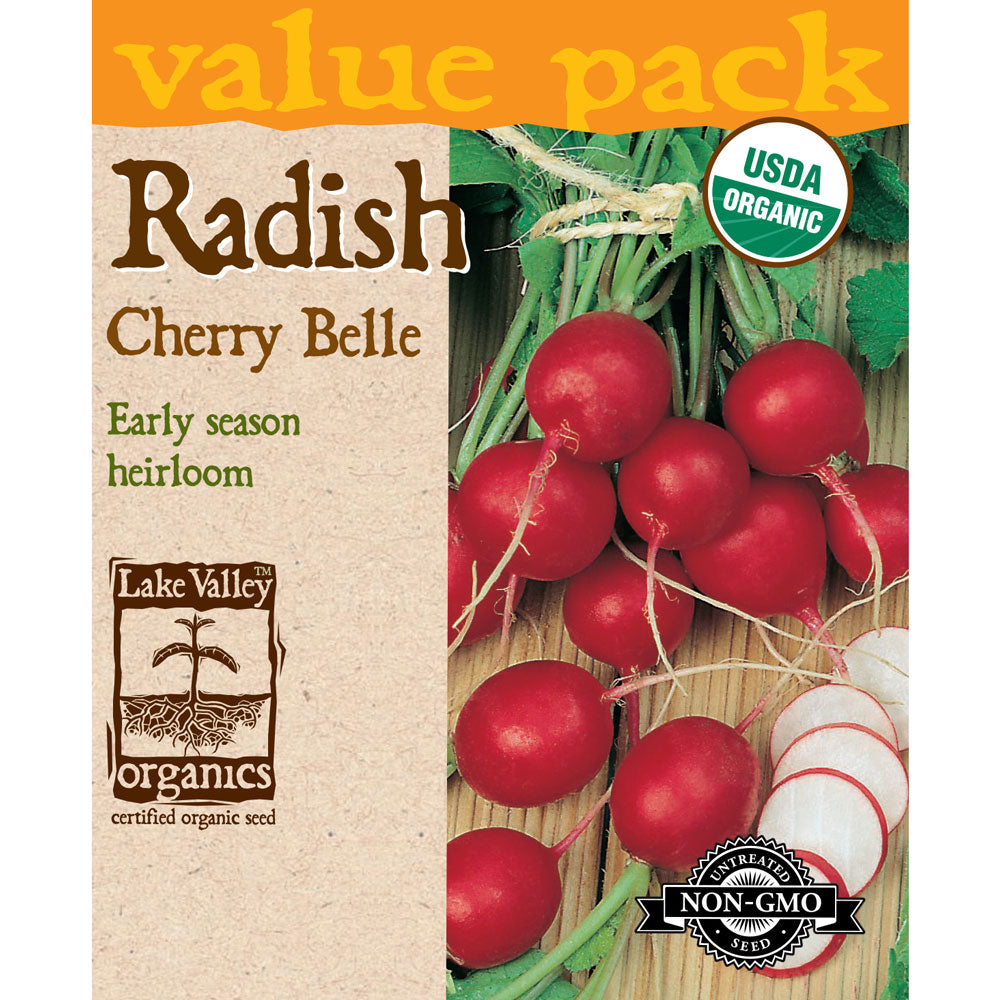 Lake Valley, Radish, Cherry Belle Organic