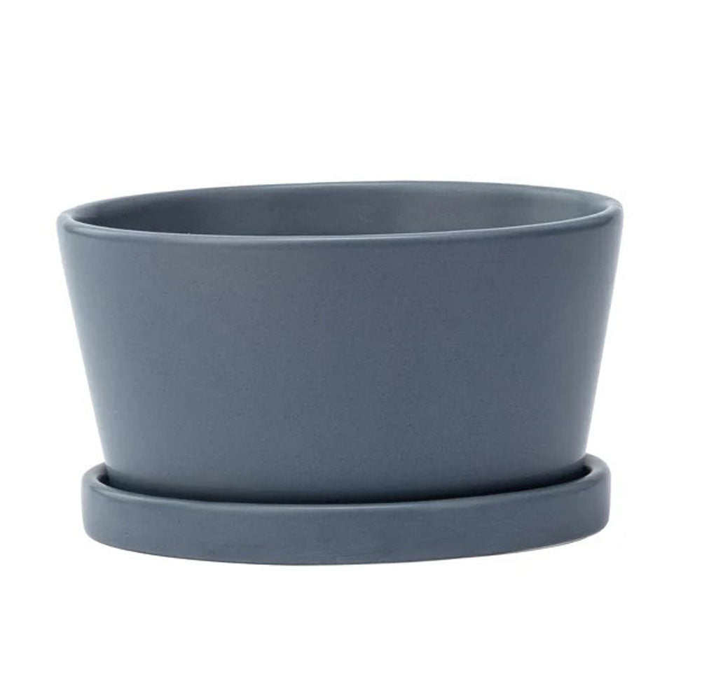 Napco, Blue Dish Garden w/ Saucer
