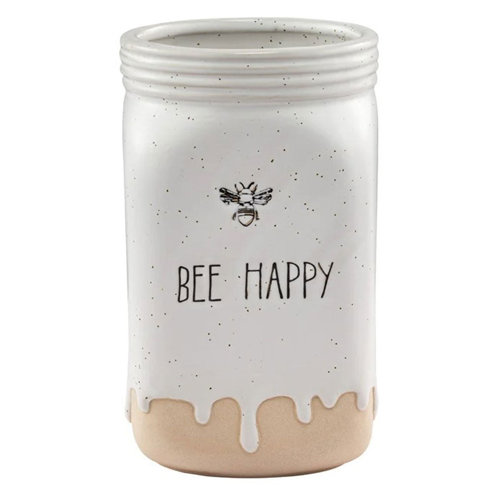 Napco, Bee Happy Mason Jar Planter