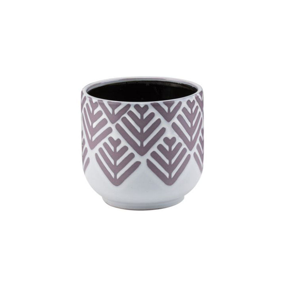 Napco, Chevron Purple Planter