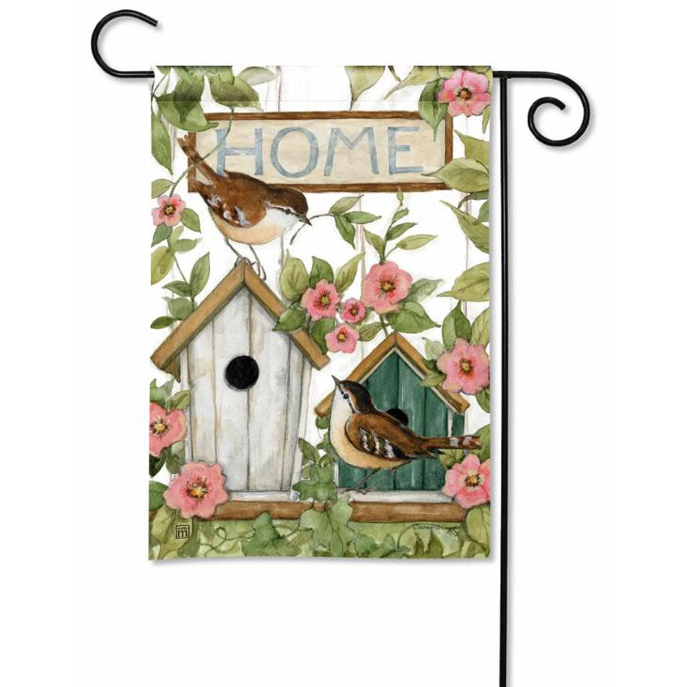 Magnet Works, Birdhouses Garden Flag