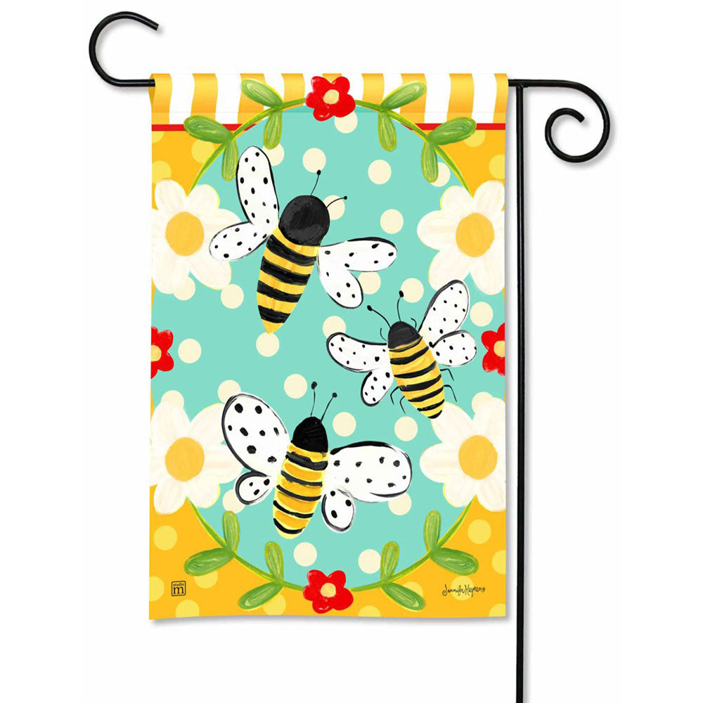 Magnet Works, Bumbly Bees Garden Flag