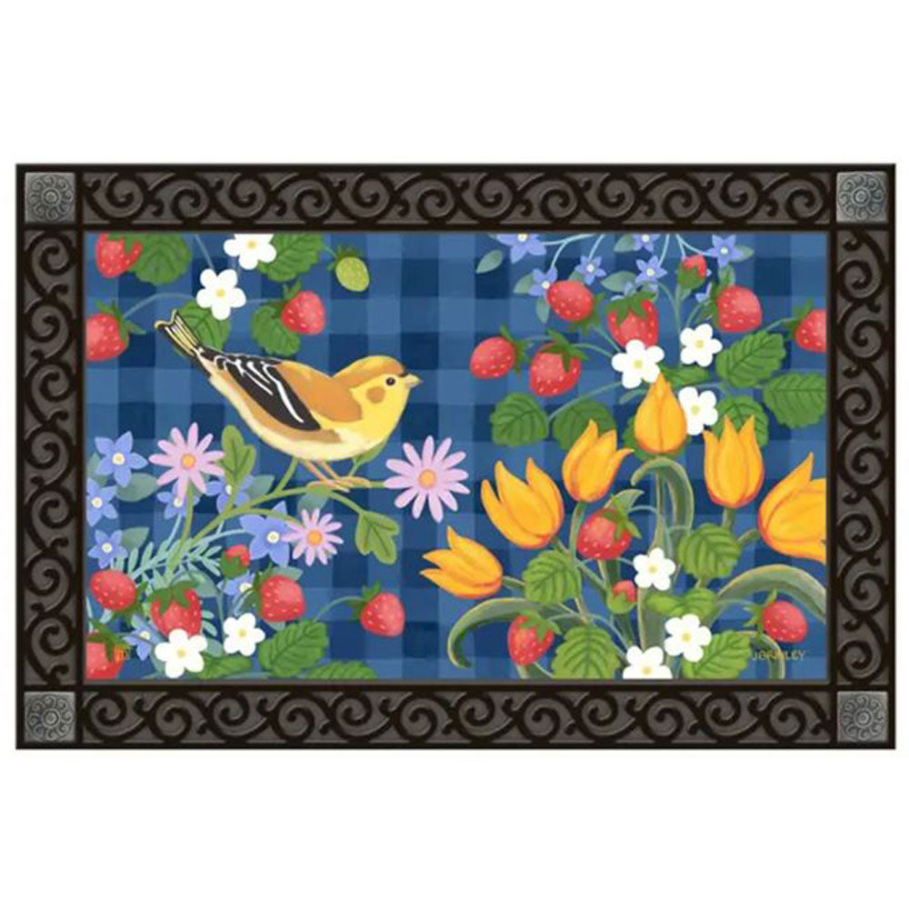 Magnet Works, Strawberry Floral Mat mate