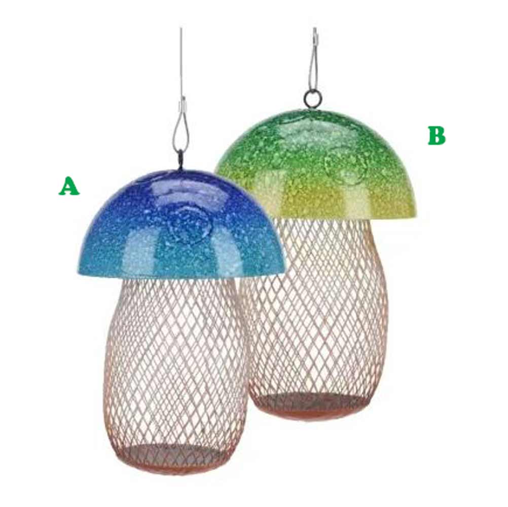 Koopman, Bird Feeder Mushroom, Large, Assorted & Sold Separately