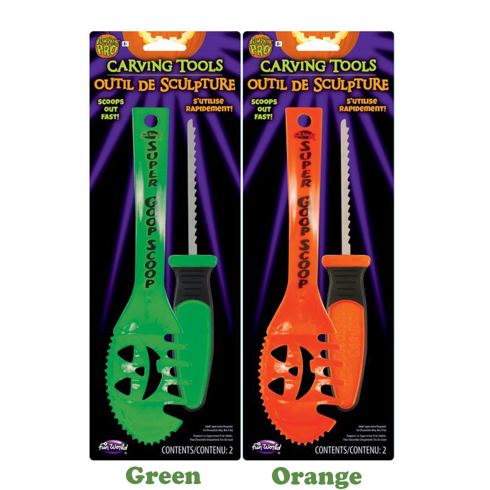 Easter Unlimited, Colossal Pumpkin Carving Tools, 2 Pieces, Assorted and Sold Separately