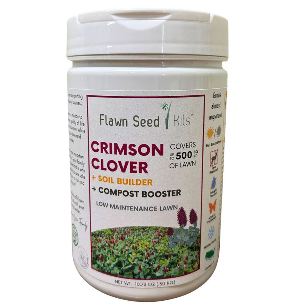 Flawn, Crimson Clover Kit, 500 SQ FT