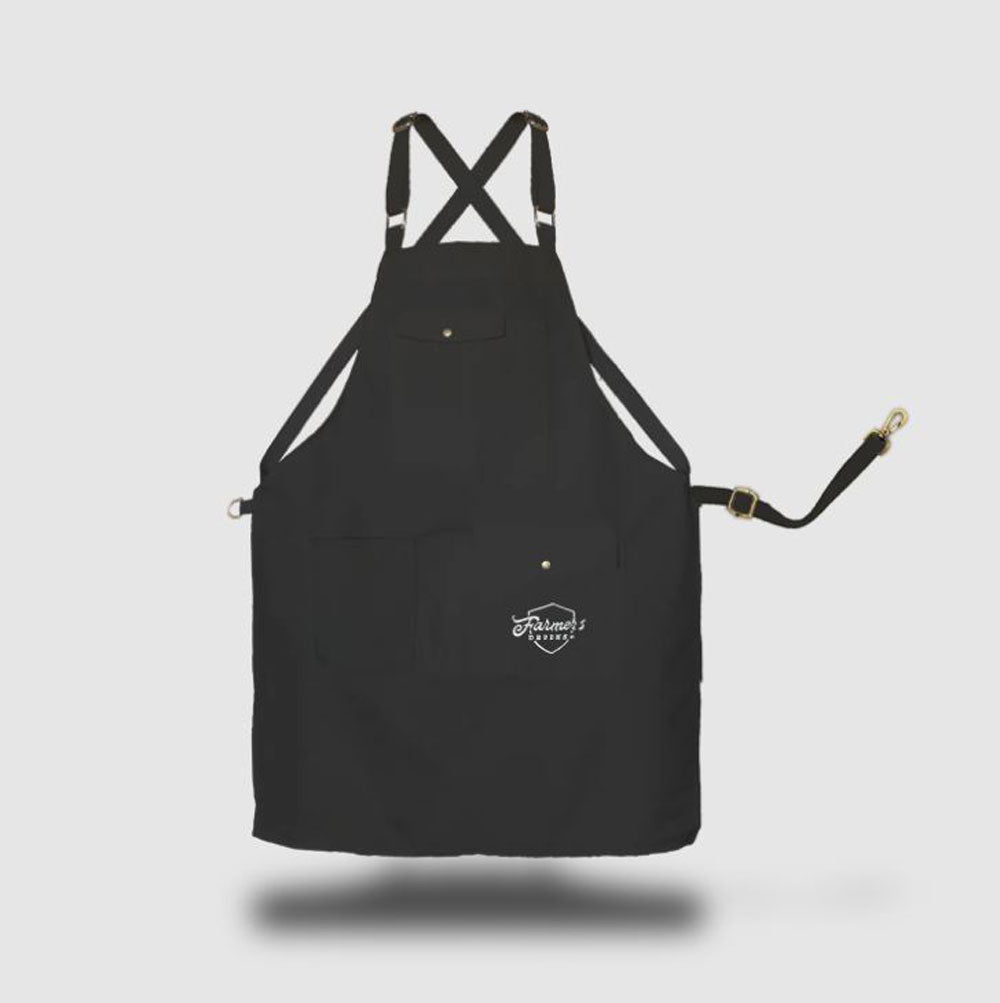 Farmers Defense, Work Apron, Black