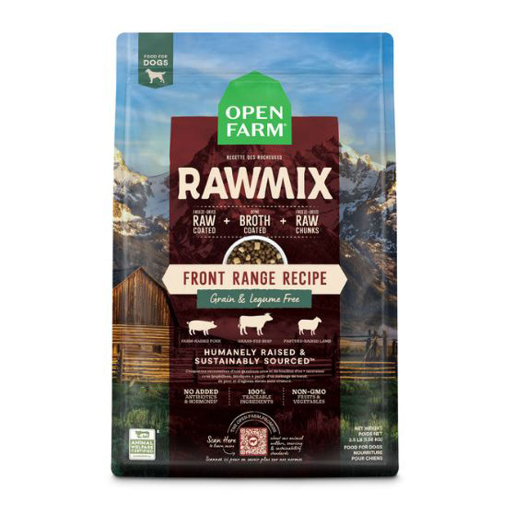 Open Farms, Grain Free Rawmix Front Range