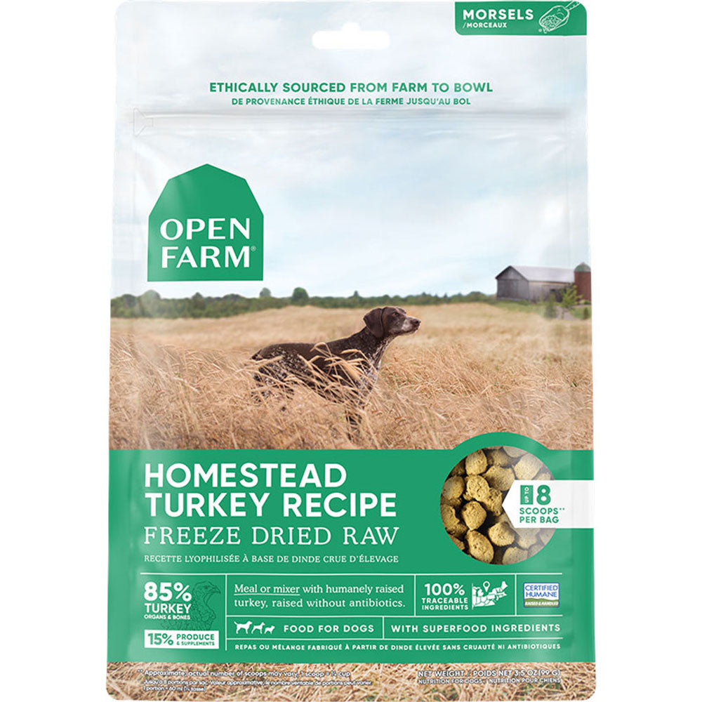 Open Farms, Freeze Dried Morsels Turkey