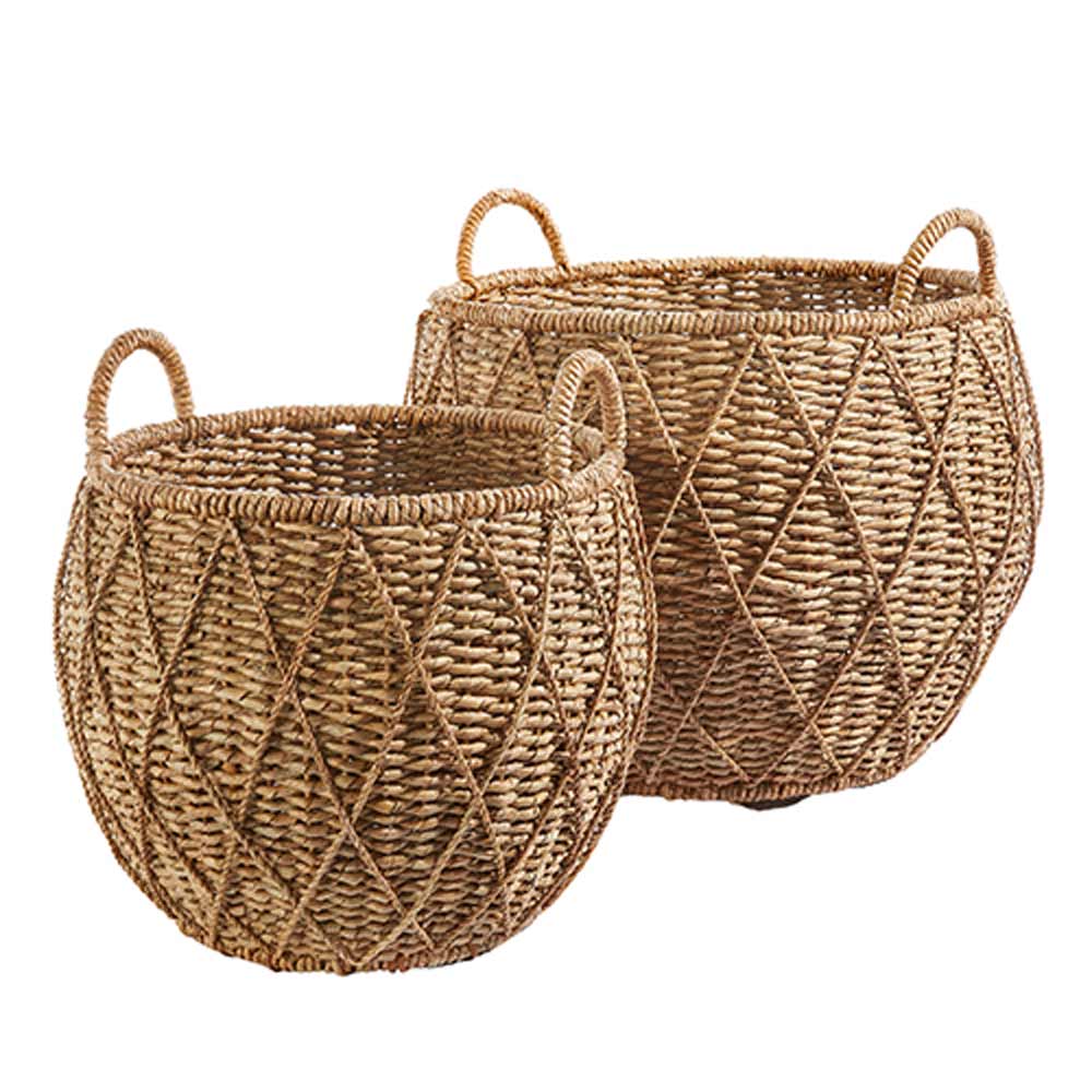 Raz, Woven Handle Basket