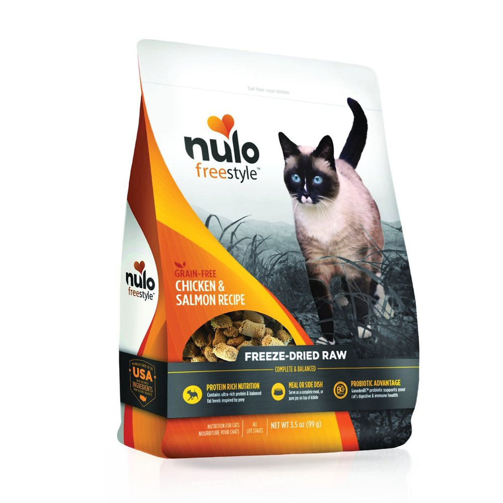 Nulo, Freestyle Freeze Dried Chicken & Salmon, 3.5 oz.