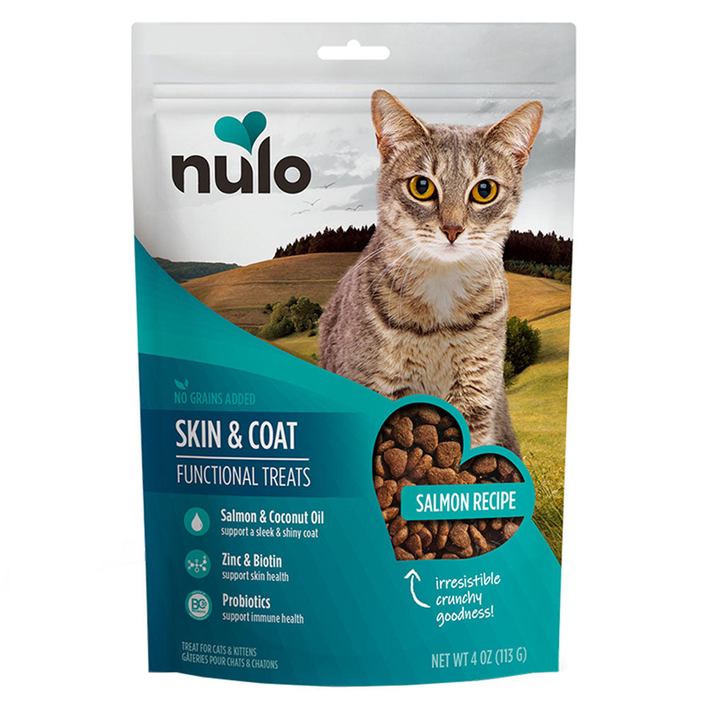 Nulo, Skin & Coat Crunchy Treat, Salmon, 4 oz.