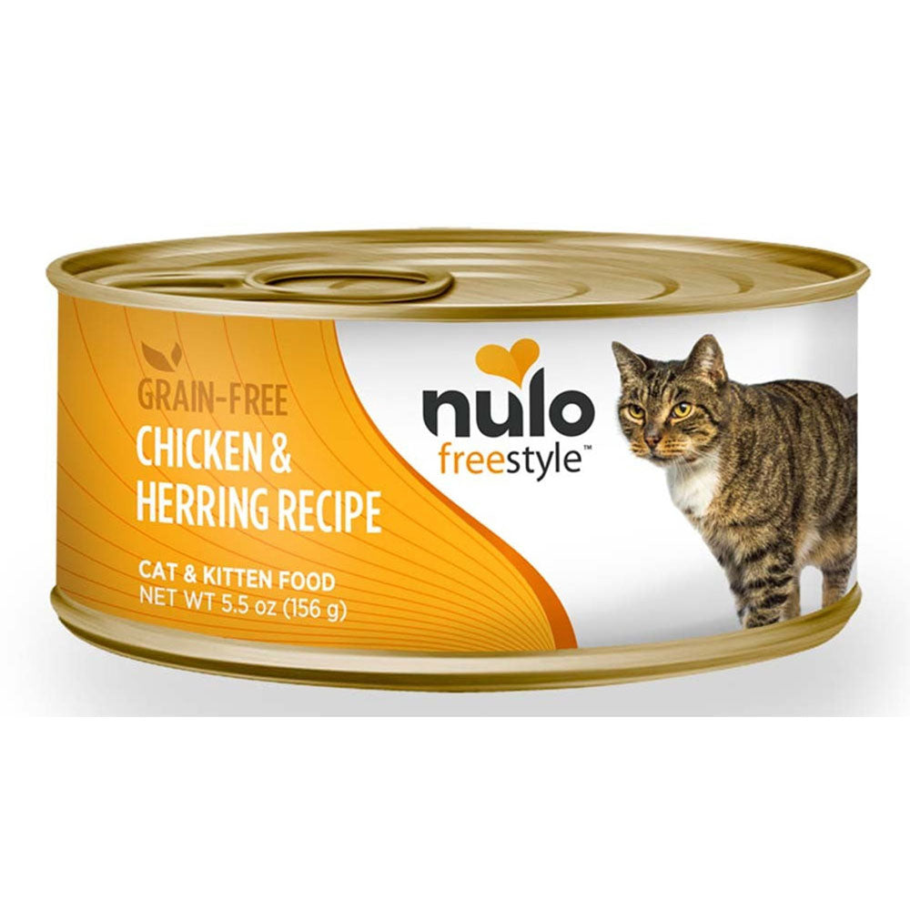 Nulo, Freestyle Grain Free Chicken & Herring, 5.5 oz.