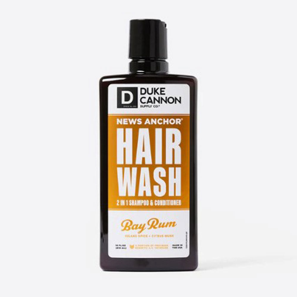 Duke Cannon, Bay Rum Hair Wash, 14 oz.