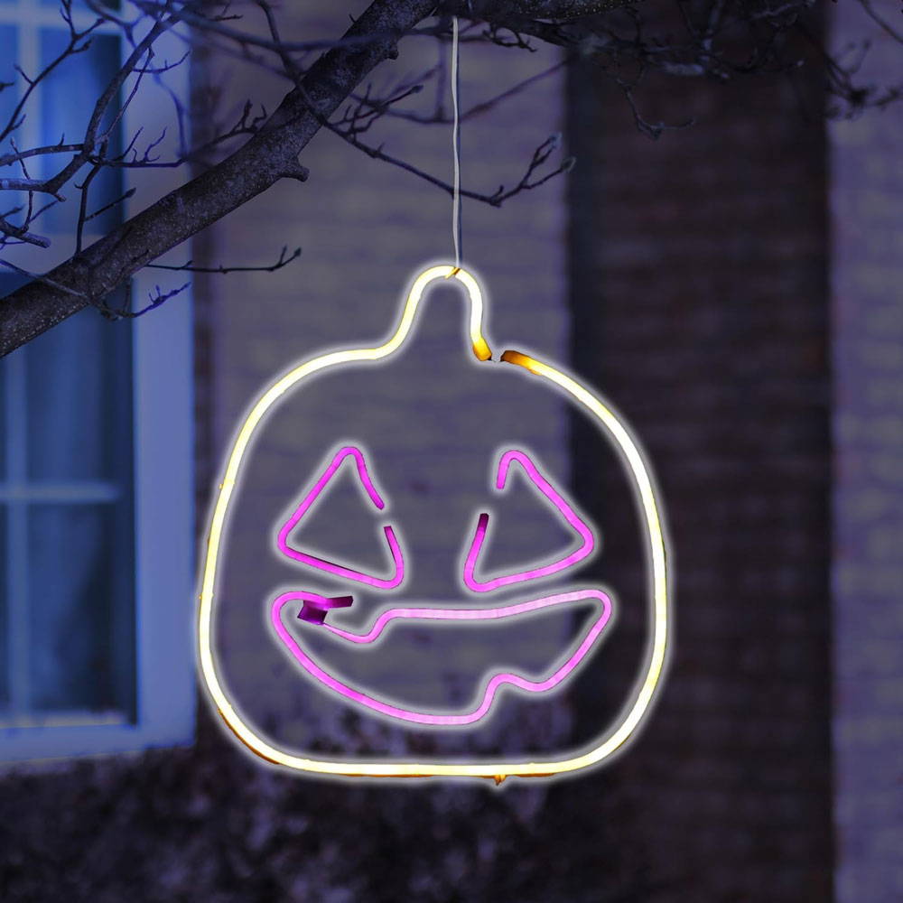 Alpine, Pumpkin Neon Tube Light