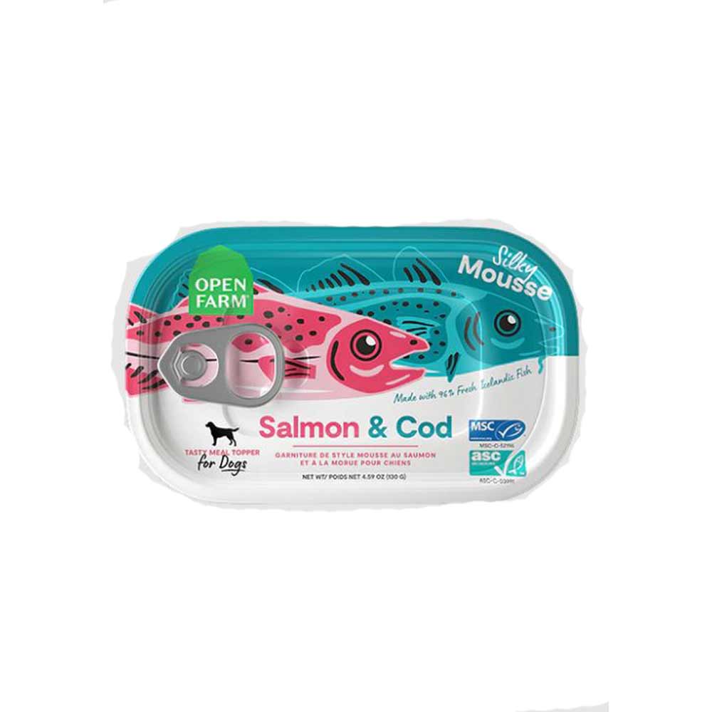 Open Farms, Salmon & Cod Topper, 4.59 oz.