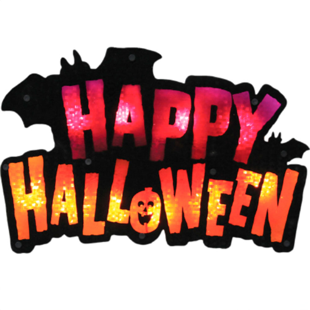 Good Tidings, Shimmering Happy Halloween Sign