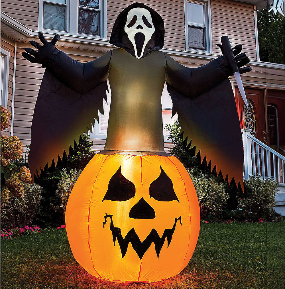 Good Tidings, Ghost Face Pumpkin Inflatable