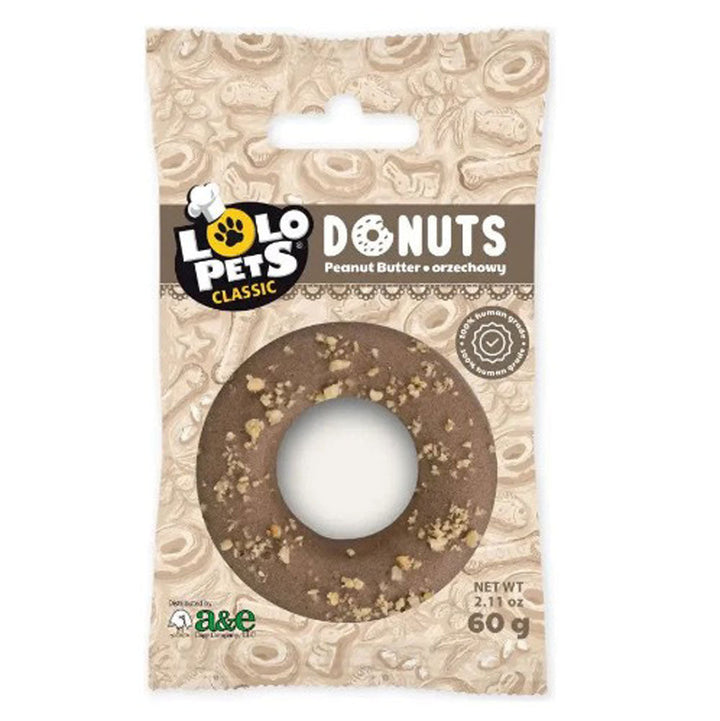 Lolo Pets Bakery Gourmet Mini Donut Treat for Dogs, 2.11 oz.