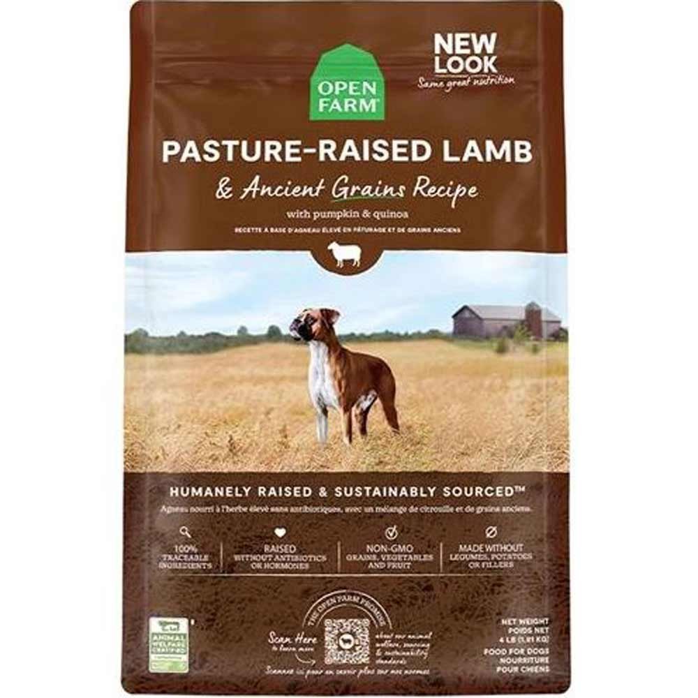Open Farms, Pasture Raised Lamb & Ancient Grains, 22 lb.