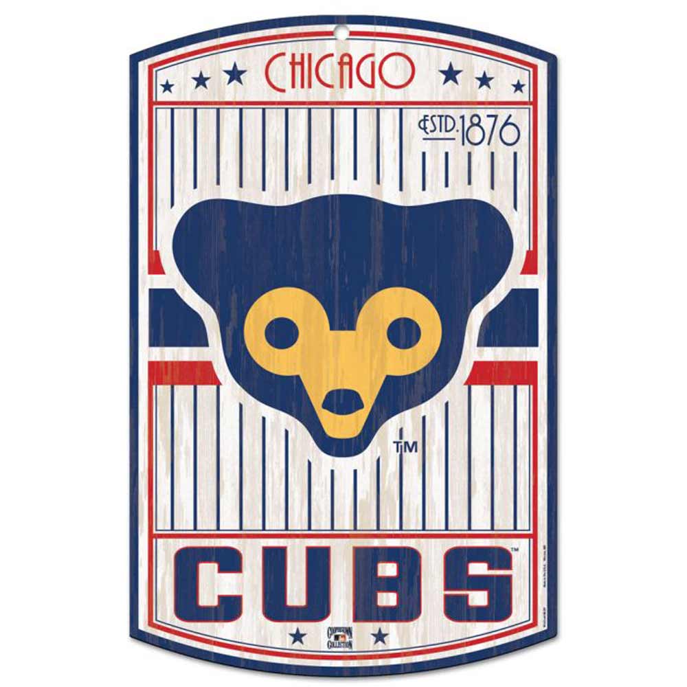 WinCraft, Chicago Cubs Cooperstown Wooden Sign