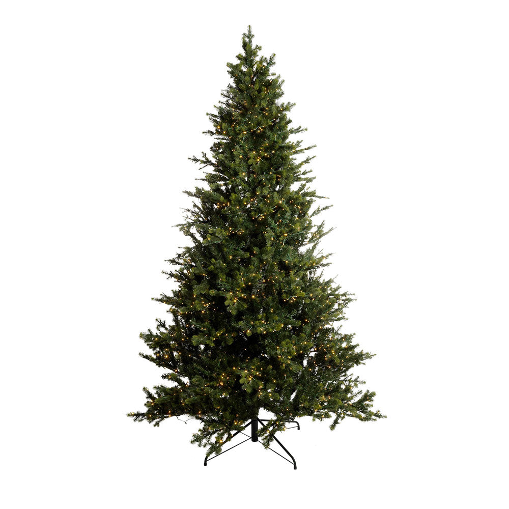 Holiday Bright Lights, 7.5ft. Dual Sparkle Smokey Mountain Tree, LED