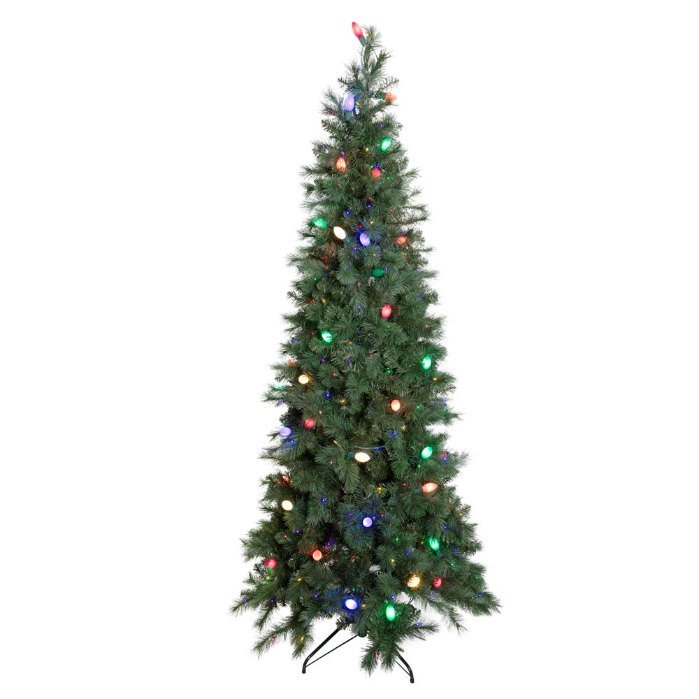 Holiday Bright Lights, 7.5ft. Douglas Fir Tree, C9 Multicolor LED