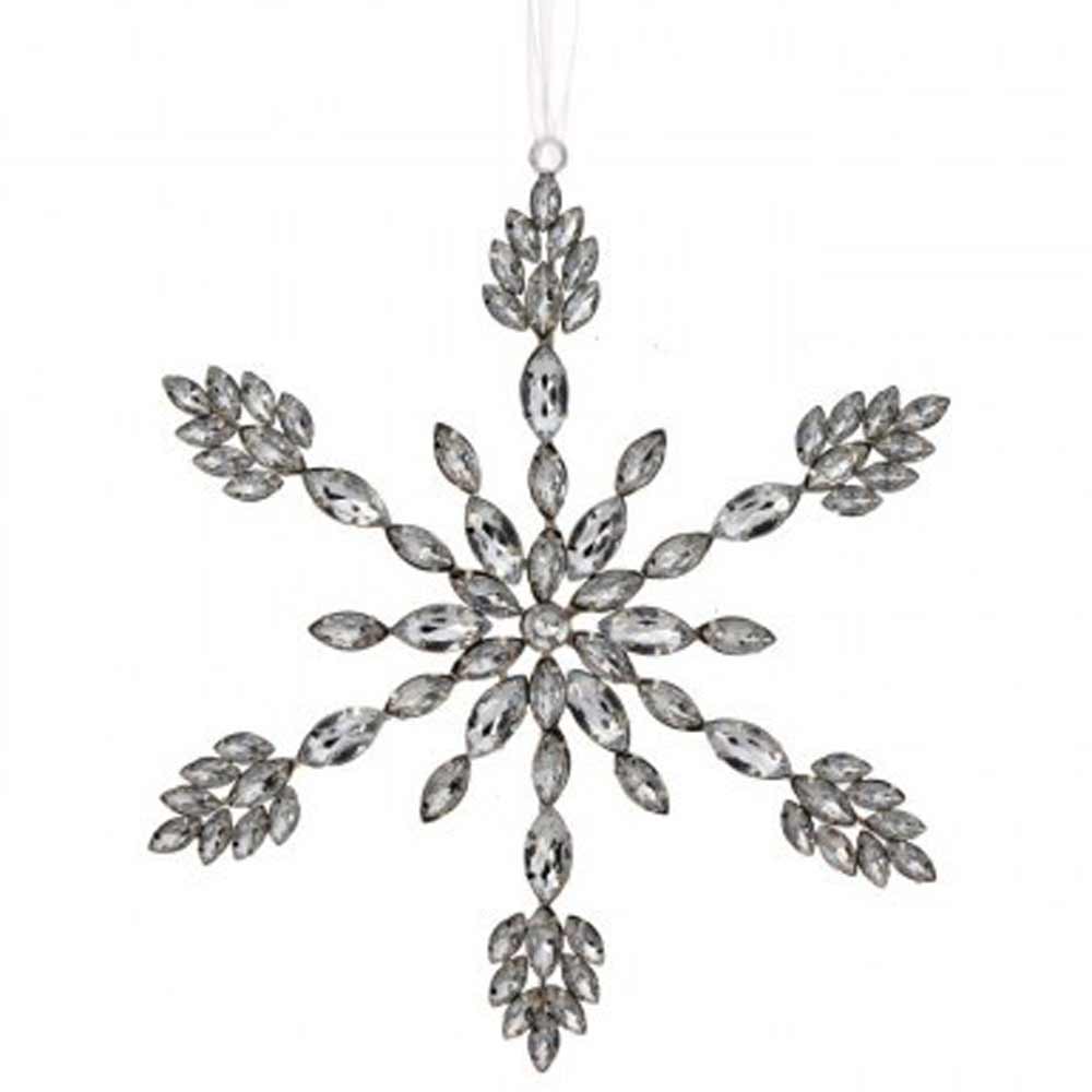 Regency, Crystal Jewel Snowflake Ornament