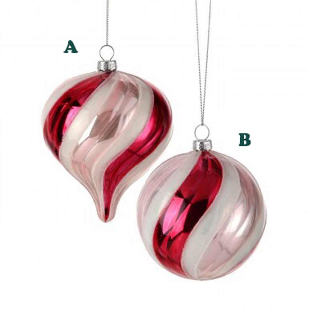 Regency, Pearl Glass Crytal Ball/Onion Ornament, Assorted & Sold Separately