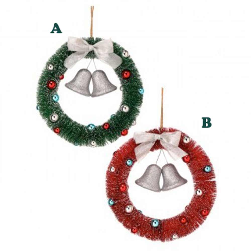 Regency, Sisal Wreath Bell Bow, 12", Assorted & Sold Separately